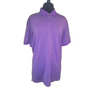 Greyson Saranac Purple Performance Golf Polo Men’s L EUC